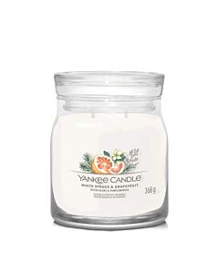 Yankee Candle White Spruce & Grapefruit Signature Medium Jar